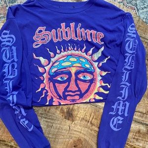 Sublime Cropped Long Sleeve Tee
